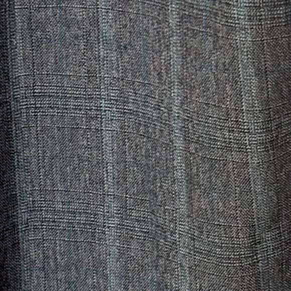 Lane Bryant Tweed Slacks Pants Gray with Teal Detail Cuffs See Measurements - Picture 6 of 8